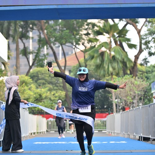 Race photo from KEMLU RUN 2026