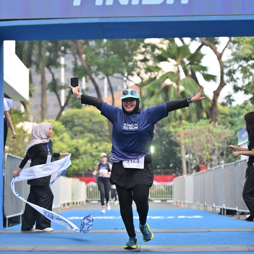 Race photo from KEMLU RUN 2026