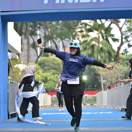 Race photo from KEMLU RUN 2026
