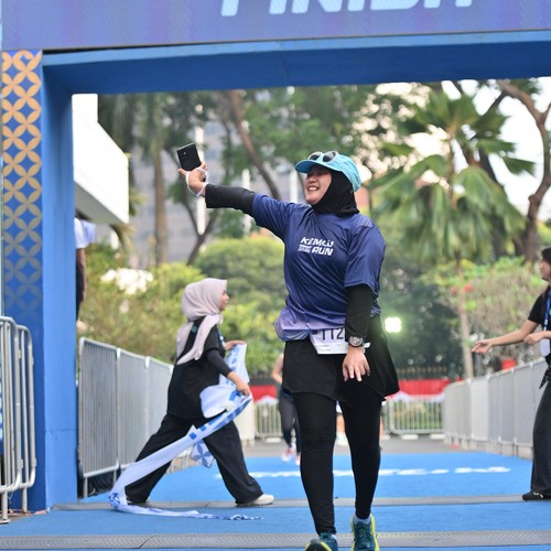 Race photo from KEMLU RUN 2026