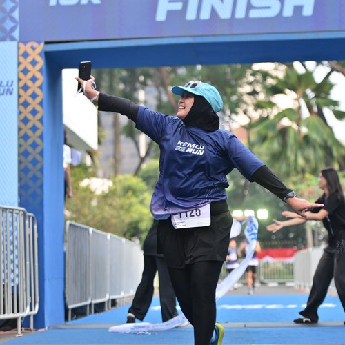Race photo from KEMLU RUN 2026