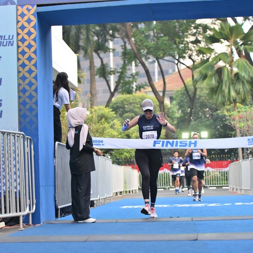 Race photo from KEMLU RUN 2026