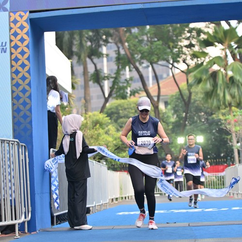 Race photo from KEMLU RUN 2026