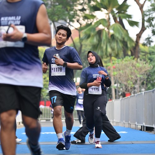 Race photo from KEMLU RUN 2026
