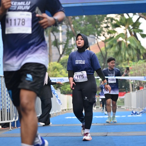 Race photo from KEMLU RUN 2026