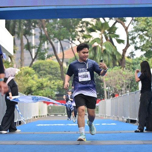 Race photo from KEMLU RUN 2026