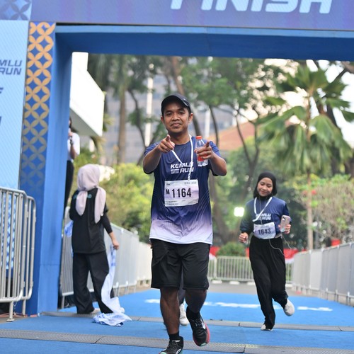 Race photo from KEMLU RUN 2026