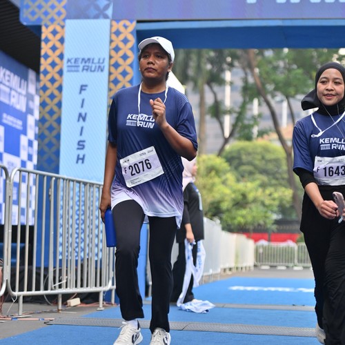 Race photo from KEMLU RUN 2026