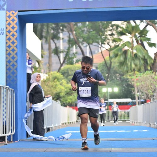 Race photo from KEMLU RUN 2026