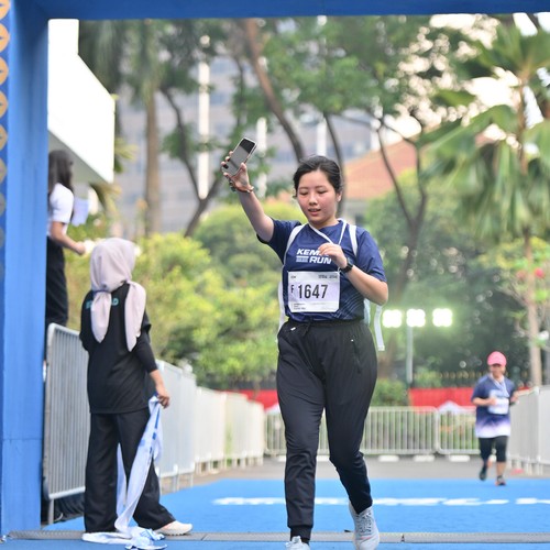 Race photo from KEMLU RUN 2026