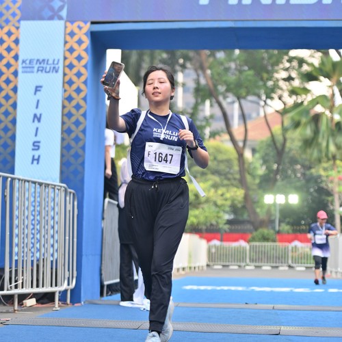 Race photo from KEMLU RUN 2026