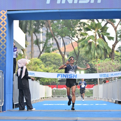 Race photo from KEMLU RUN 2026