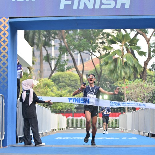 Race photo from KEMLU RUN 2026
