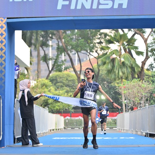 Race photo from KEMLU RUN 2026