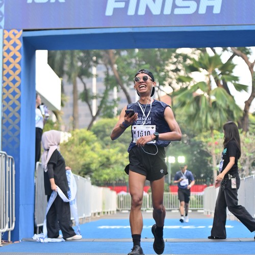 Race photo from KEMLU RUN 2026
