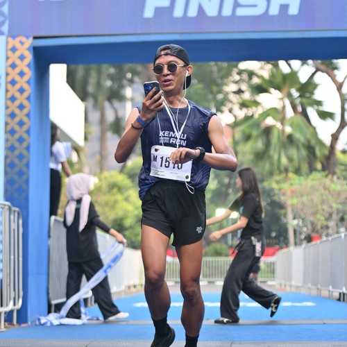 Race photo from KEMLU RUN 2026