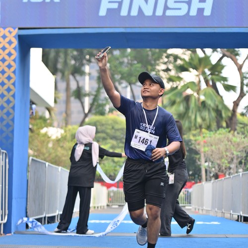 Race photo from KEMLU RUN 2026