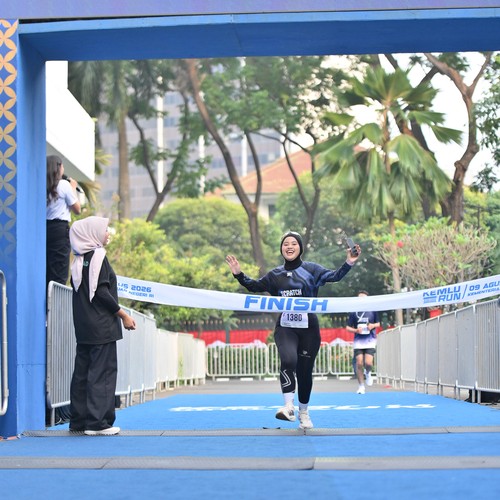 Race photo from KEMLU RUN 2026