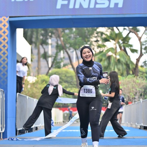 Race photo from KEMLU RUN 2026