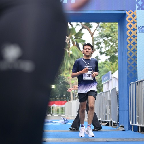 Race photo from KEMLU RUN 2026