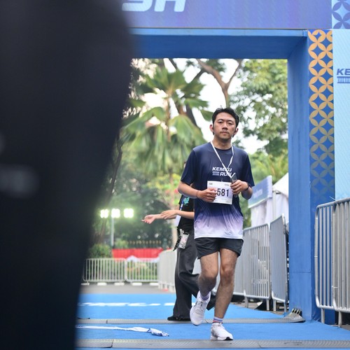 Race photo from KEMLU RUN 2026