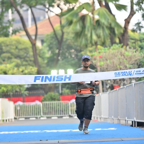 Race photo from KEMLU RUN 2026