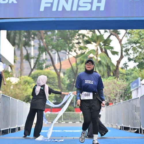 Race photo from KEMLU RUN 2026