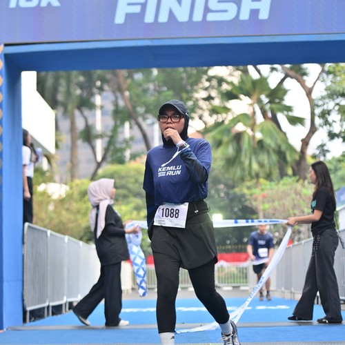 Race photo from KEMLU RUN 2026