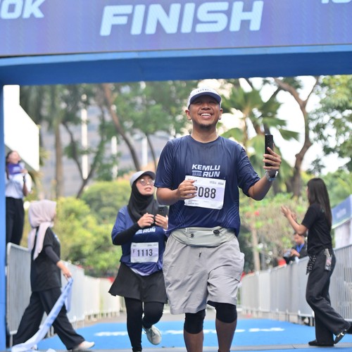 Race photo from KEMLU RUN 2026