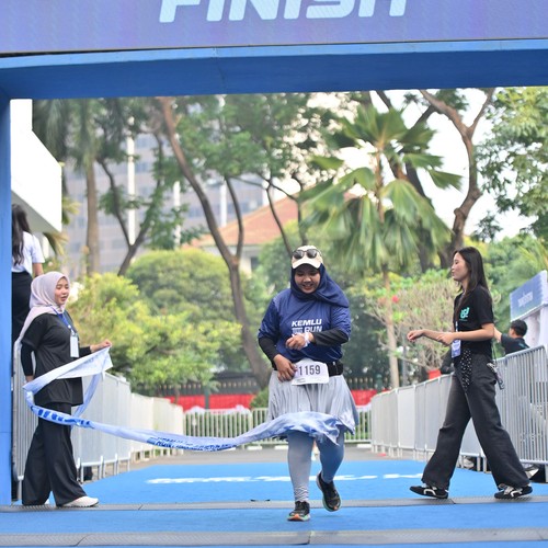 Race photo from KEMLU RUN 2026