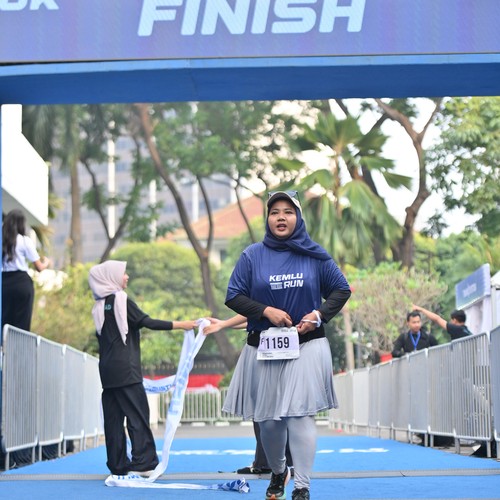 Race photo from KEMLU RUN 2026