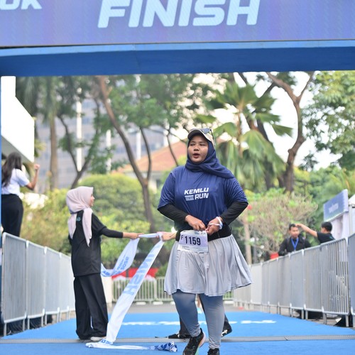 Race photo from KEMLU RUN 2026
