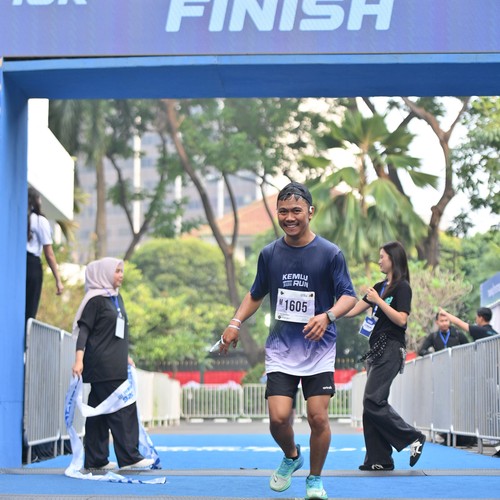Race photo from KEMLU RUN 2026