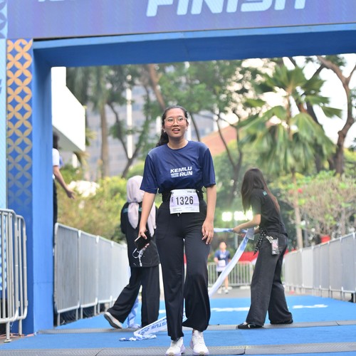 Race photo from KEMLU RUN 2026