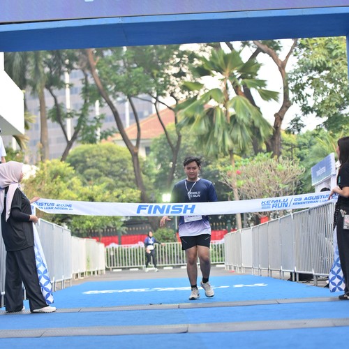 Race photo from KEMLU RUN 2026