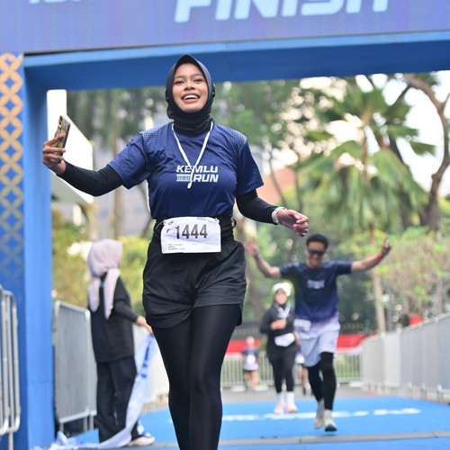 Race photo from KEMLU RUN 2026