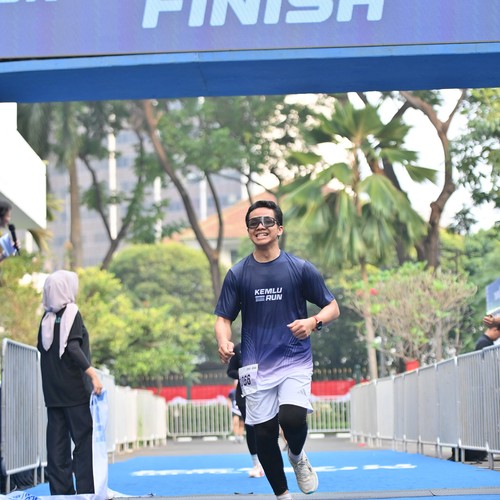 Race photo from KEMLU RUN 2026
