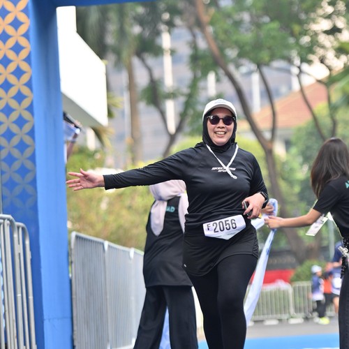 Race photo from KEMLU RUN 2026