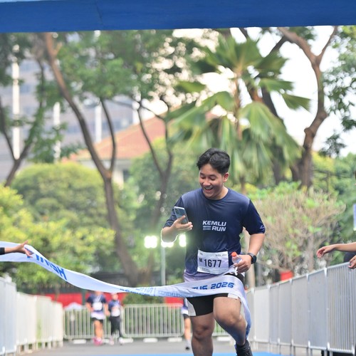 Race photo from KEMLU RUN 2026