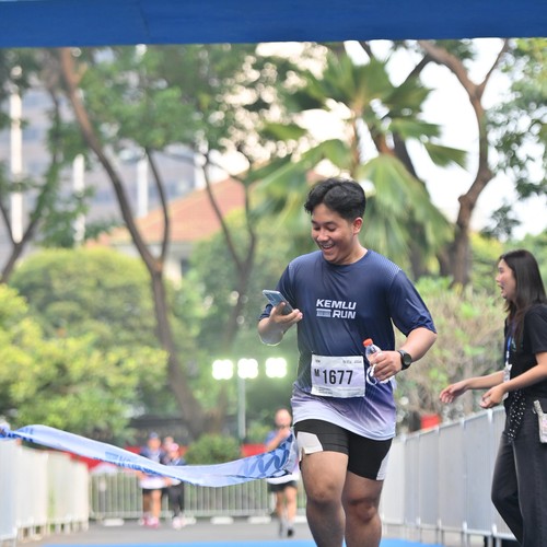 Race photo from KEMLU RUN 2026