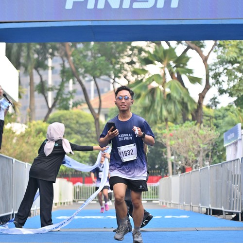 Race photo from KEMLU RUN 2026