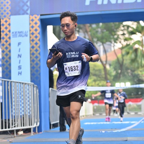 Race photo from KEMLU RUN 2026