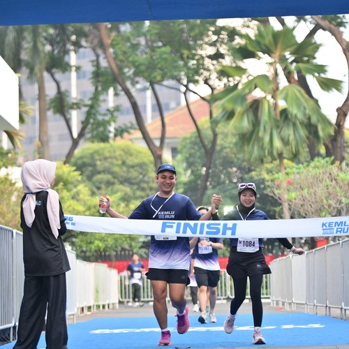 Race photo from KEMLU RUN 2026