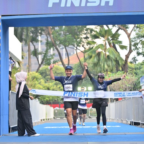Race photo from KEMLU RUN 2026