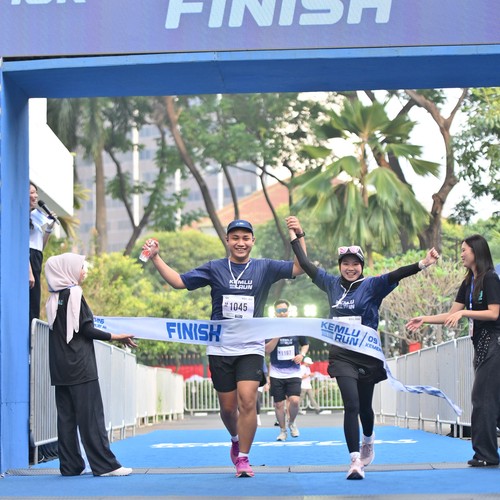 Race photo from KEMLU RUN 2026