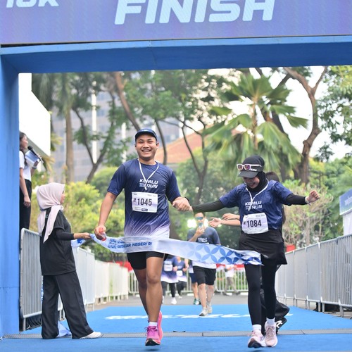 Race photo from KEMLU RUN 2026
