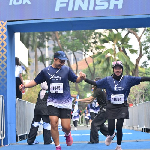 Race photo from KEMLU RUN 2026