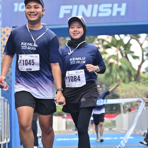 Race photo from KEMLU RUN 2026