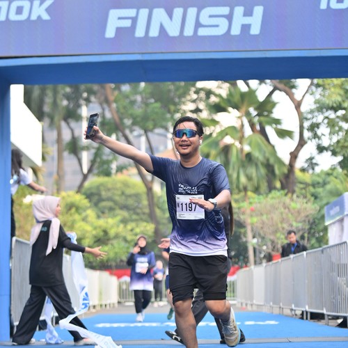 Race photo from KEMLU RUN 2026