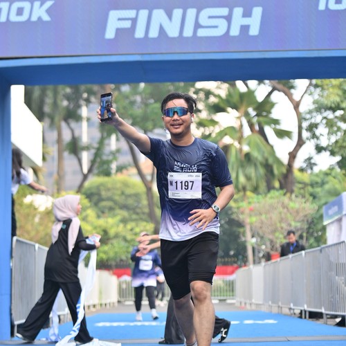 Race photo from KEMLU RUN 2026